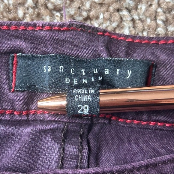 Sanctuary Purple Pantsuit with Straight-Leg Cut - Picture 3 of 8